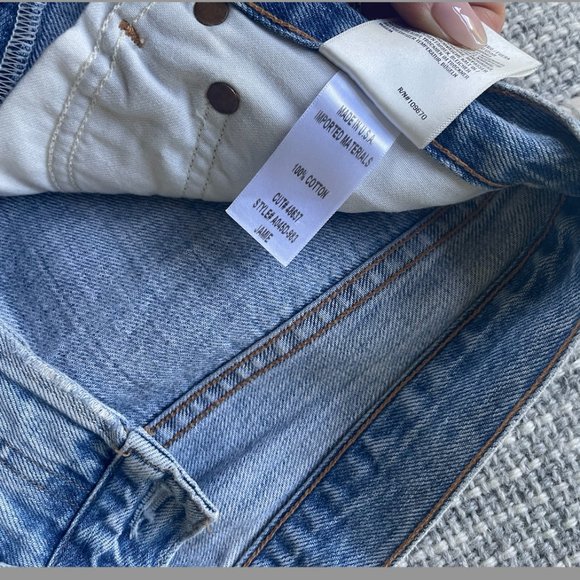 Agolde Jamie ripped jean size 26 - Picture 3 of 4